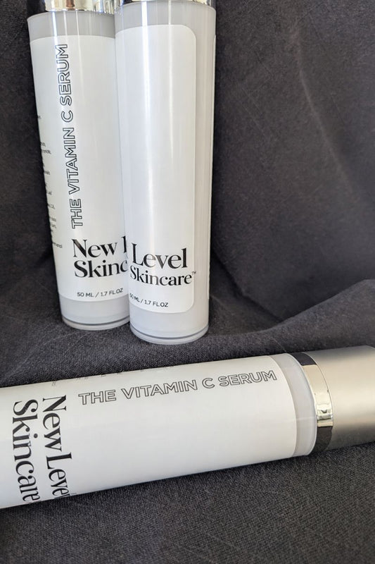 Three Bottles of Vitamin C Serum by New Level Skincare (Bottles Sold Separately)